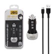 شارژر فندکی فست و PD دو پورت JBQ مدل C1 38W همراه با کابل Type-C - نقره ای (گارانتی یکساله رصاصی)