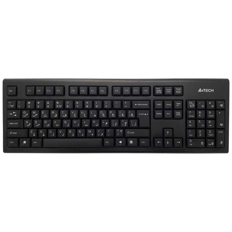 کیبورد و موس بی سیم ای فورتک KM-7100N