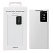 کیف هوشمند اورجینال سامسونگ Smart View Wallet Case مدل Samsung Galaxy S24 Ultra - سفید (پک دار)