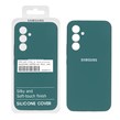 قاب سیلیکونی پاک کنی اورجینال درجه یک Samsung Galaxy A54 - سبز تیره (پک دار)