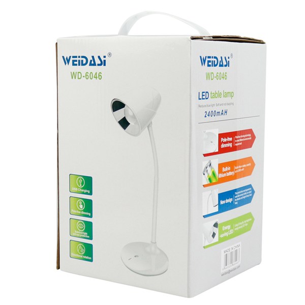 چراغ مطالعه شارژی ویداسی Weidasi WD-6046
