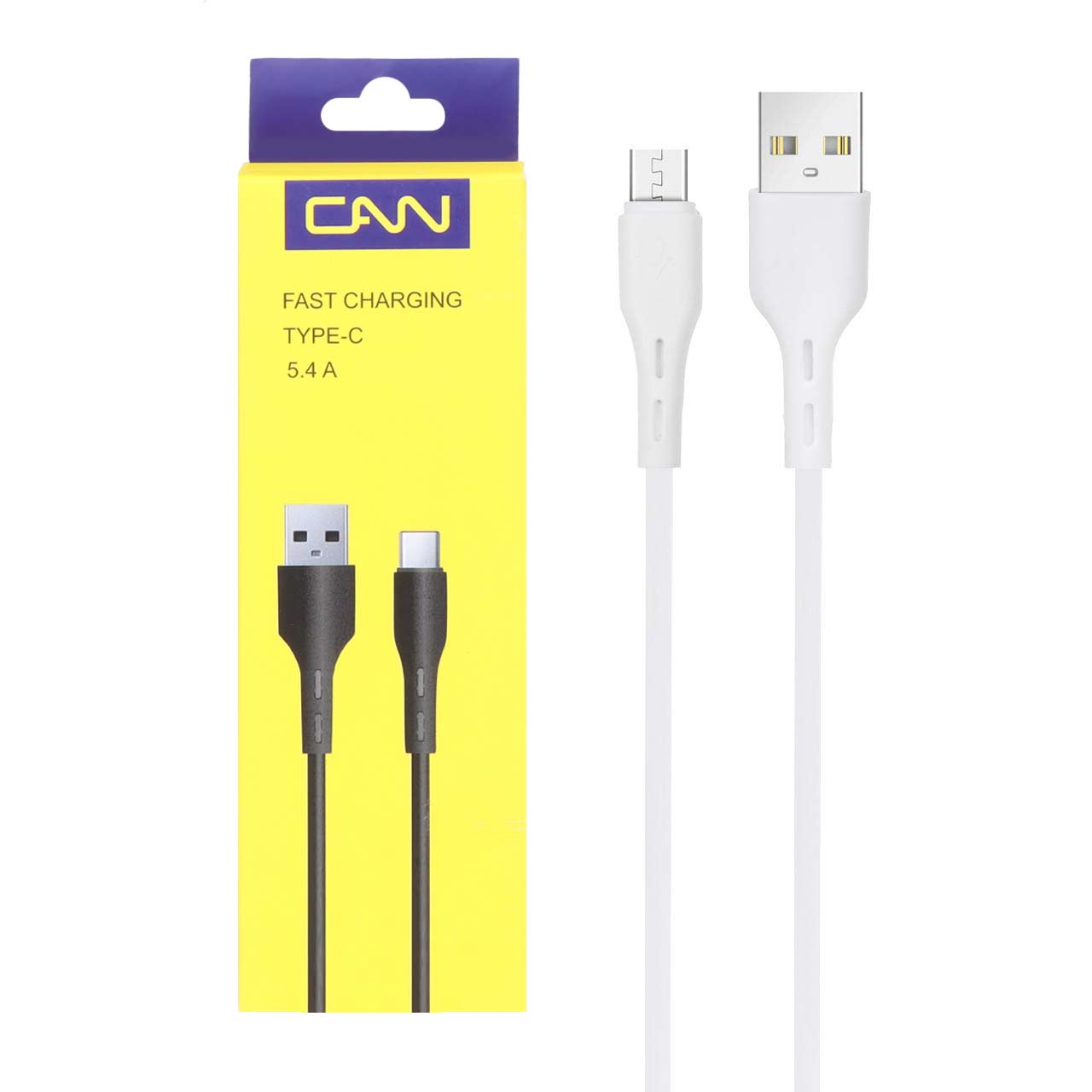 کابل شارژ فست CAN Type-C مدل 1116 - سفید (گارانتی پارتیان پایا) درجه یک