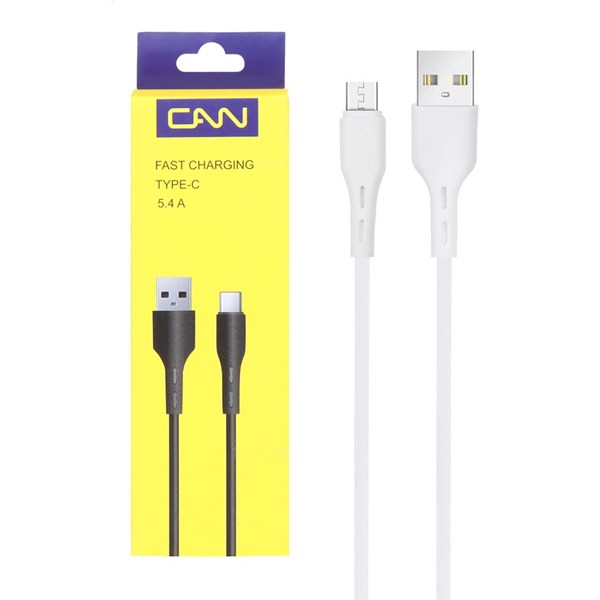 کابل شارژ فست CAN Type-C مدل 1116 - سفید (گارانتی پارتیان پایا) درجه یک