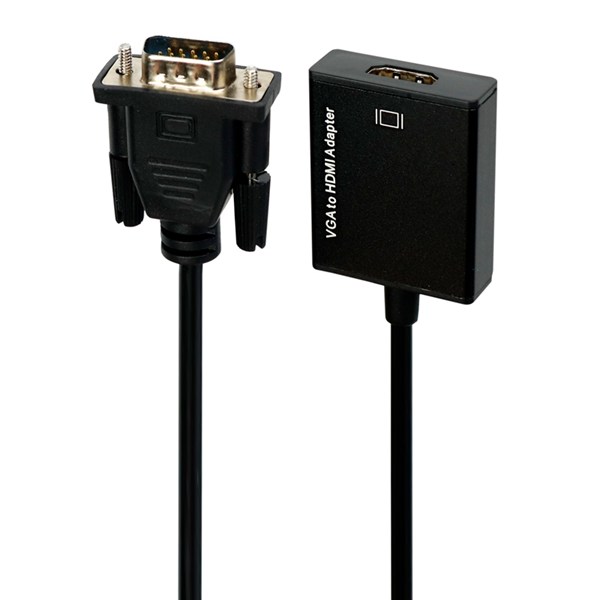 تبدیل VGA به Adapter 5138 HDMI + کابل صدا و کابل Micro USB
