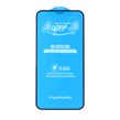 محافظ صفحه نمایش شیشه ای آنتی استاتیک مات Full Cover Super S-OG مدل Iphone 11 / XR - مشکی (بدون پک)