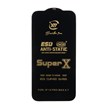 محافظ صفحه نمایش آنتی استاتیک iPhone 14 Pro Max - Full Cover Super X - مشکی (بدون پک)