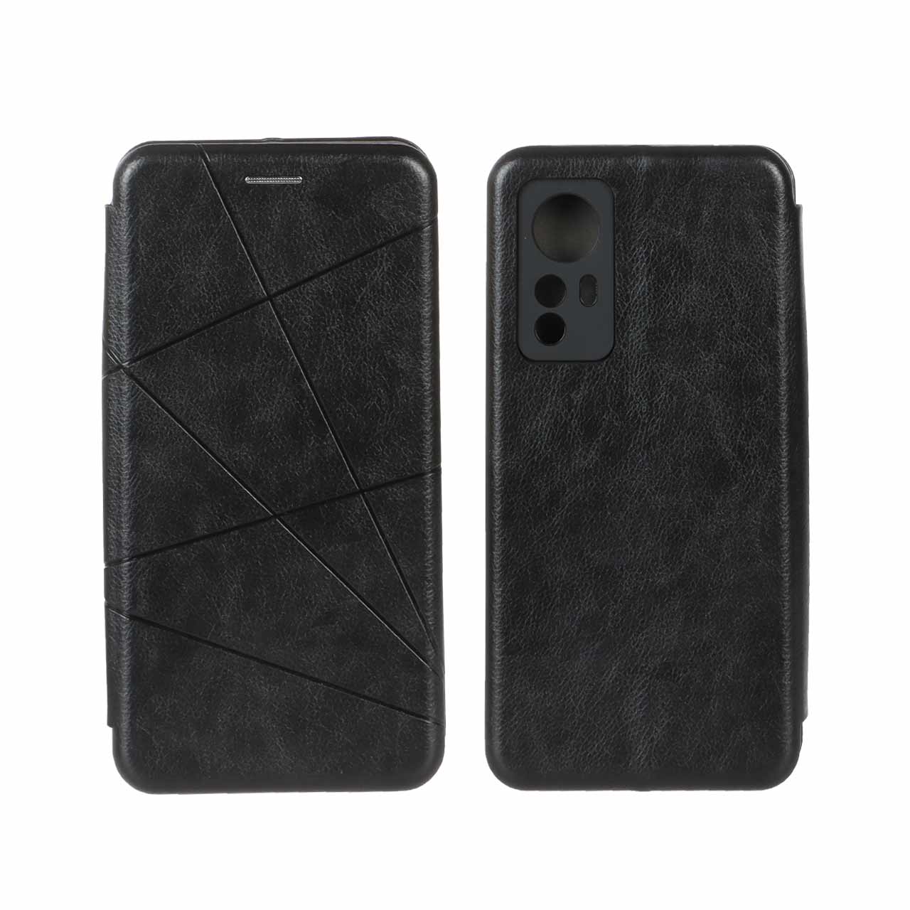 کیف موبایل مغناطیسی محافظ لنزدار Xiaomi Mi 12 / Mi 12X - مشکی