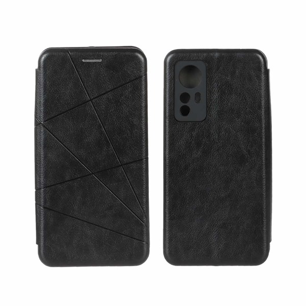 کیف موبایل مغناطیسی محافظ لنزدار Xiaomi Mi 12 / Mi 12X - مشکی