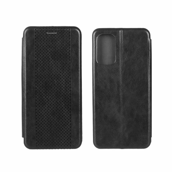 کیف چرمی موبایل مغناطیسی حصیری Samsung Galaxy M52 - مشکی