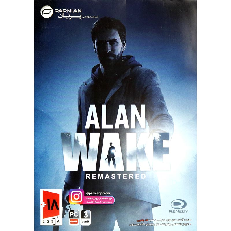 بازی Alan Wake Remastered 3DVD9 پرنیان مناسب برای PC