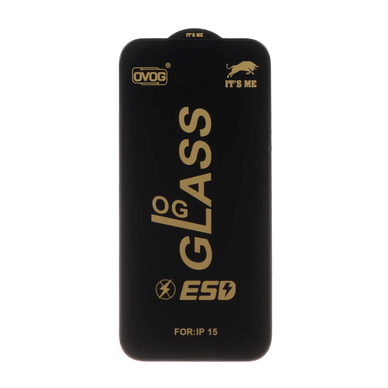 محافظ صفحه نمایش شیشه ای درجه یک Apple iphone 16 / iPhone 15 / iPhone 14 Pro  - Full Cover OG - ESD OVOG