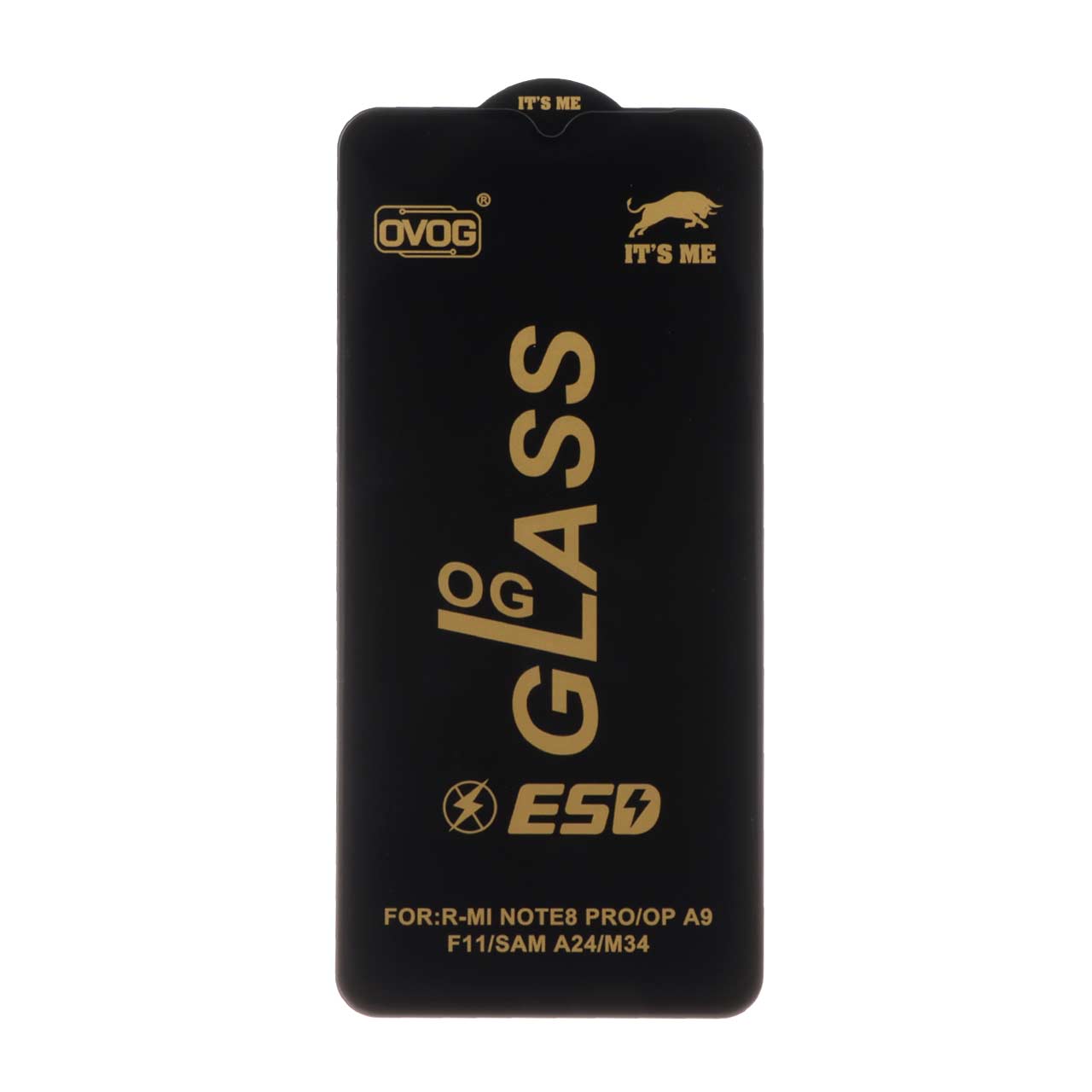 محافظ صفحه نمایش شیشه ای درجه یک Xiaomi Redmi Note 8 Pro / Poco M3 / Redmi 9T / Note 9 4G - Full Cover OG - ESD OVOG