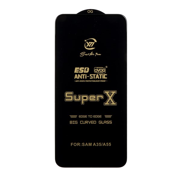 محافظ صفحه نمایش آنتی استاتیک Full Cover Super X مدل Samsung Galaxy A35 / A55