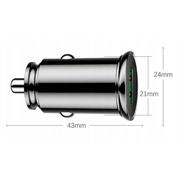 شارژر فندکی فست شارژ Yesido Y38 4A QC3.0 20W
