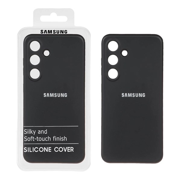 قاب نیو سیلیکون محافظ لنزدار RFF مدل Samsung Galaxy S24 - مشکی (پک دار)