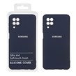 قاب نیو سیلیکون محافظ لنزدار RFF مدل Samsung Galaxy A12 / M12 / F12 - سرمه ای (پک دار)