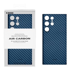 قاب محافظ لنزدار Original KDoo Air Carbon مدل Samsung Galaxy S24 Ultra - سرمه ای (پک دار)