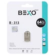 فلش مموری BEXO USB2.0 مدل B-313 ظرفیت 64GB - نقره ای (گارانتی داده پردازی آواتک)