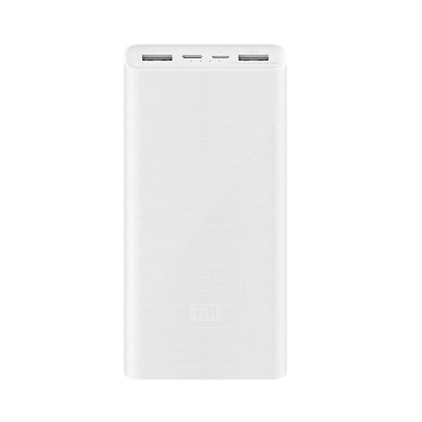 پاوربانک فست شارژ Xiaomi 30000mAh مدل PB3018ZM 18W - سفید - اصل چین (گارانتی یک ساله شرکتی)