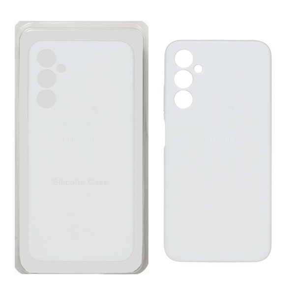 قاب سیلیکونی پاک کنی محافظ لنزدار اورجینال Samsung Galaxy A05s - سفید (پک اصلی)