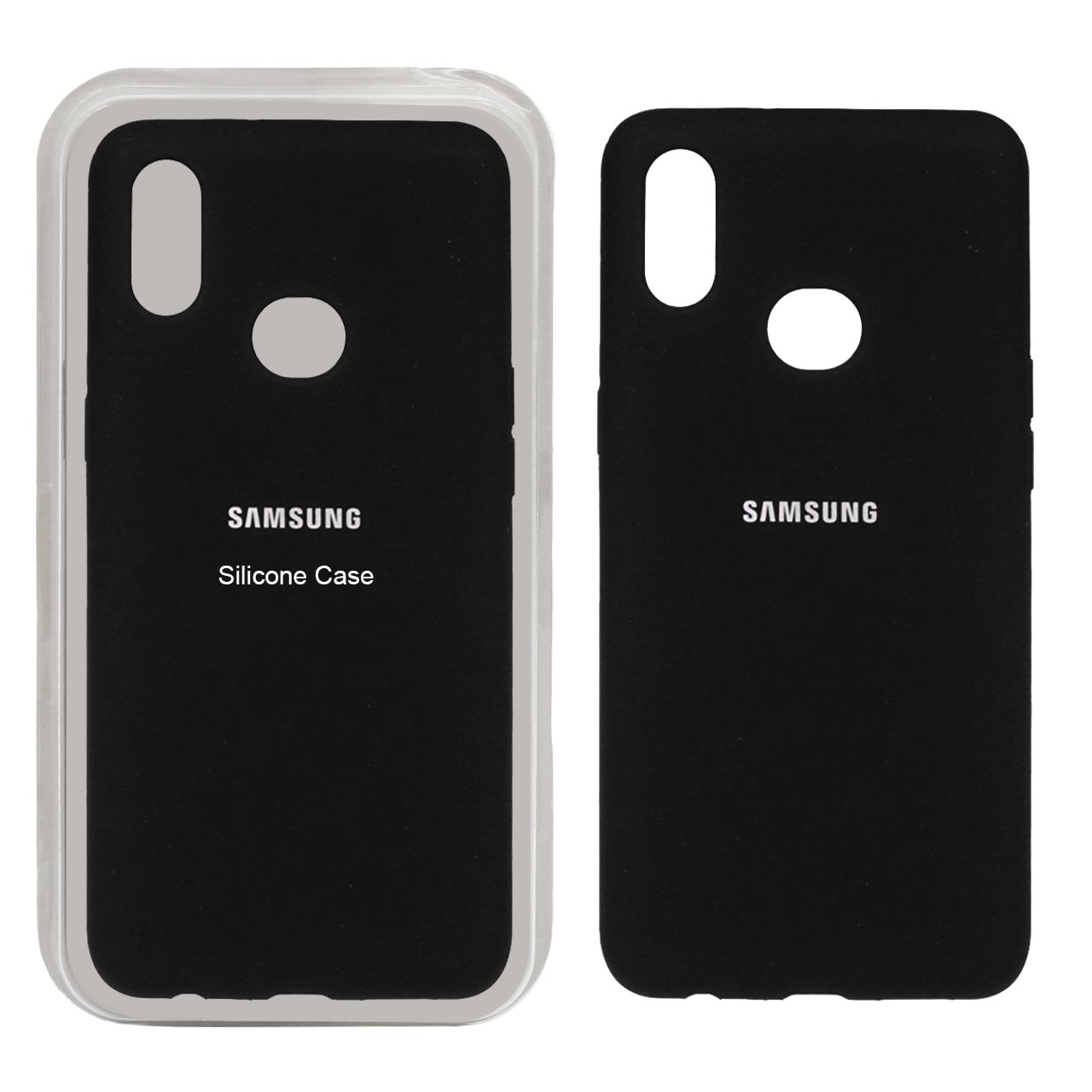 قاب سیلیکونی پاک کنی اورجینال Samsung Galaxy A10s - مشکی (پک اصلی)