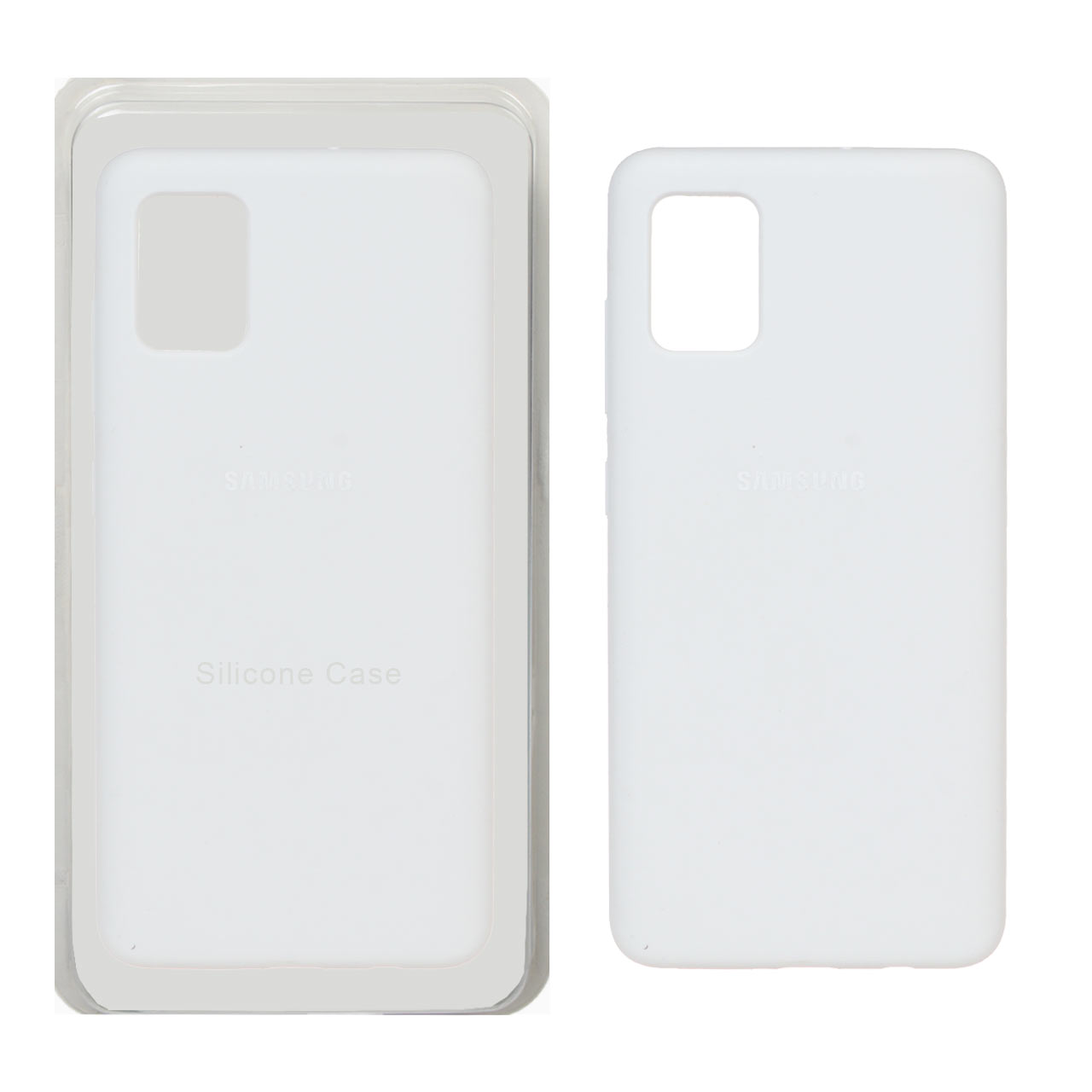 قاب سیلیکونی پاک کنی اورجینال Samsung Galaxy A51 / M40s - سفید (پک اصلی)