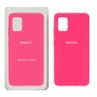 قاب سیلیکونی پاک کنی اورجینال Samsung Galaxy A51 / M40s - صورتی فانتزی (پک اصلی)