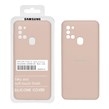 قاب سیلیکونی پاک کنی اورجینال درجه یک Samsung Galaxy A21s - کالباسی (پک دار)