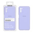 قاب سیلیکونی پاک کنی اورجینال درجه یک Samsung Galaxy A03s / A02s - یاسی (پک دار)