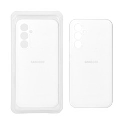 قاب سیلیکونی پاک کنی محافظ لنزدار اورجینال Samsung Galaxy A54 - سفید (پک اصلی)