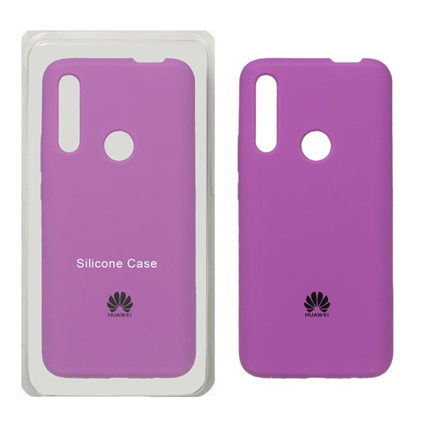 قاب سیلیکونی پاک کنی اورجینال Huawei Y9 Prime (2019) / Honor 9X - ارغوانی (پک اصلی)