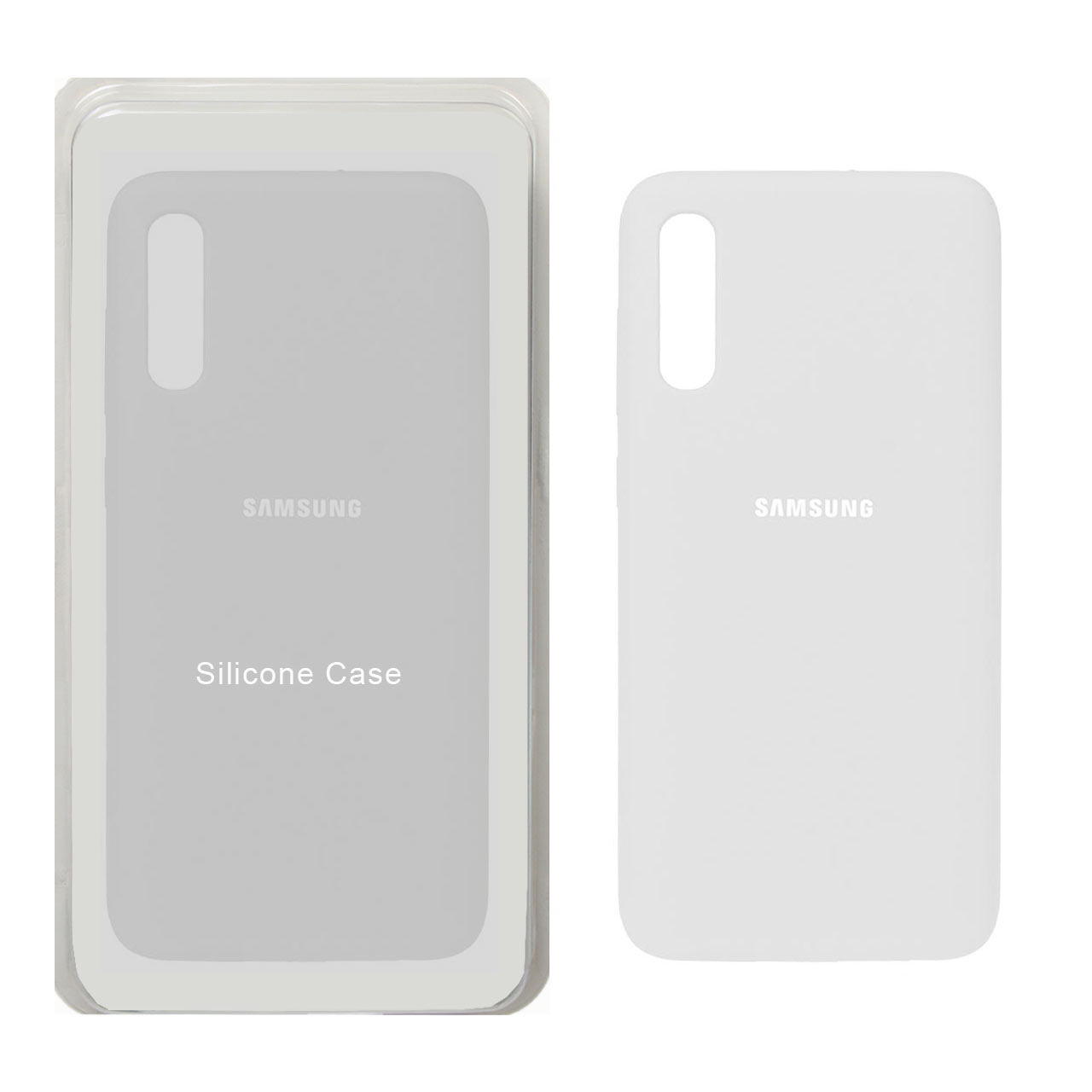 قاب سیلیکونی پاک کنی اورجینال Samsung Galaxy A70 / A70s - سفید (پک اصلی)