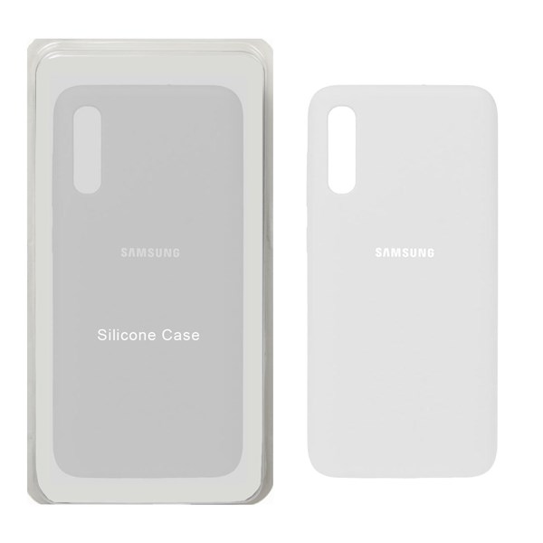 قاب سیلیکونی پاک کنی اورجینال Samsung Galaxy A70 / A70s - سفید (پک اصلی)