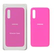 قاب سیلیکونی پاک کنی اورجینال Samsung Galaxy A70 / A70s - صورتی فانتزی (پک اصلی)