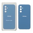 قاب سیلیکونی پاک کنی محافظ لنزدار اورجینال Samsung Galaxy A54 - آبی تیره (پک اصلی)