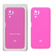 قاب سیلیکونی پاک کنی محافظ لنزدار اورجینال Xiaomi Redmi Note 10 4G / Redmi Note 10S / Poco M5S - صورتی فانتزی (پک اصلی)