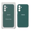 قاب سیلیکونی پاک کنی محافظ لنزدار اورجینال Samsung Galaxy A15 - سبز (پک اصلی)