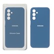 قاب سیلیکونی پاک کنی محافظ لنزدار اورجینال Samsung Galaxy A15 - آبی تیره (پک اصلی)