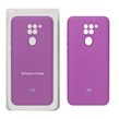 قاب سیلیکونی پاک کنی محافظ لنزدار اورجینال Xiaomi Redmi Note 9 / Redmi 10X 5G / Redmi 10X Pro 5G - ارغوانی (پک اصلی)