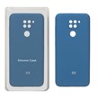 قاب سیلیکونی پاک کنی محافظ لنزدار اورجینال Xiaomi Redmi Note 9 / Redmi 10X 5G / Redmi 10X Pro 5G - آبی تیره (پک اصلی)
