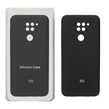 قاب سیلیکونی پاک کنی محافظ لنزدار اورجینال Xiaomi Redmi Note 9 / Redmi 10X 5G / Redmi 10X Pro 5G - مشکی کد 1 (پک اصلی)