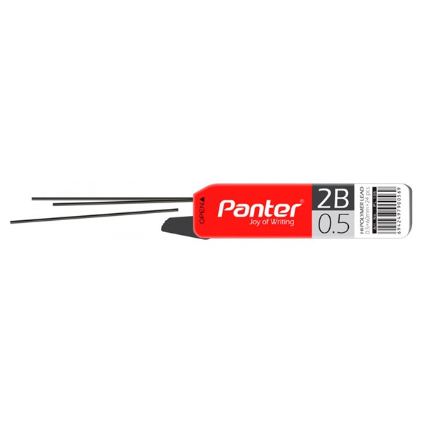نوک مداد نوکی پنتر 0.5 میلی متر PL106 2B بسته 12 عددی