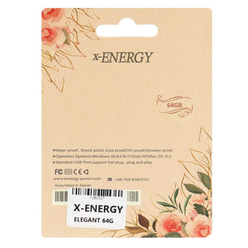 فلش 64 گیگ ایکس انرژی X-Energy Elegant