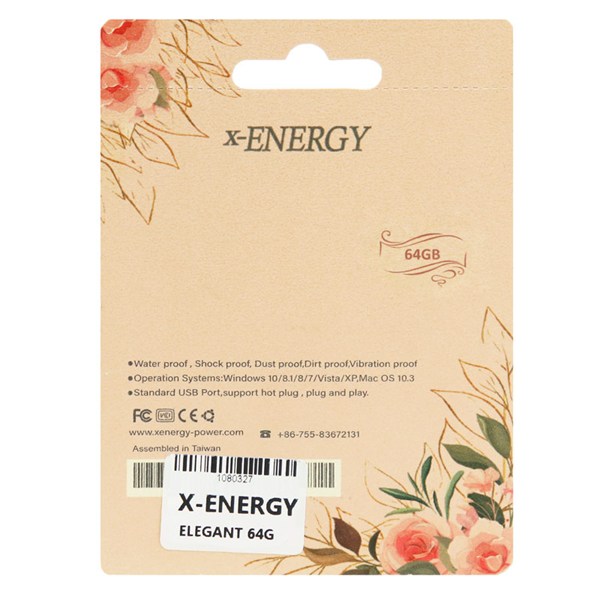 فلش 64 گیگ ایکس انرژی X-Energy Elegant