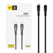 کابل شارژ 2 متری فست JBQ Type-C to Lightning مدل CA-1130 - مشکی (گارانتی یکساله رصاصی)
