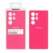 قاب سیلیکونی پاک کنی اورجینال درجه یک Samsung Galaxy S24 Ultra - صورتی فانتزی (پک اصلی)