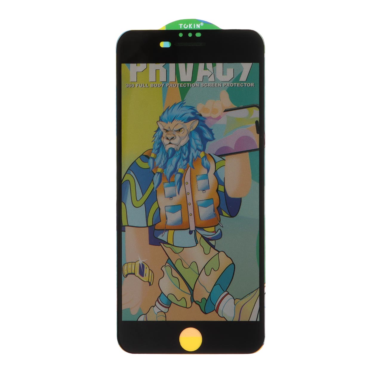 محافظ صفحه نمایش شیشه ای Tokin Privacy مدل iPhone 6 ‌Plus / 6S Plus / 7 Plus / 8 Plus (بدون پک)