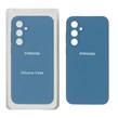 قاب سیلیکونی پاک کنی محافظ لنزدار اورجینال Samsung Galaxy S23 FE - آبی تیره (پک اصلی)