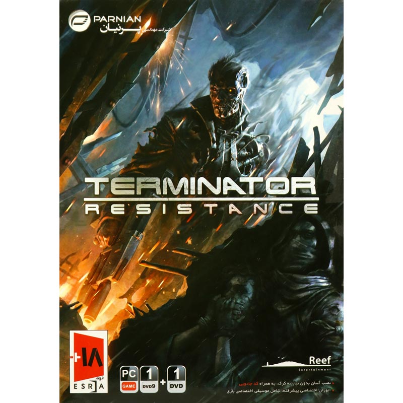 بازی Terminator Resistanc 1DVD9+1DVD پرنیان مناسب برای PC