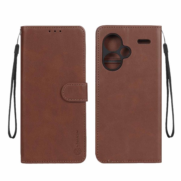 کیف موبایل مگنتی Nillkin مدل Xiaomi Redmi Note 13 Pro Plus - قهوه ای